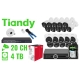 ZESTAW DO MONITORINGU TIANDY-NVR20-20IPCBT 20 KAMER + REJESTRATOR DAHUA TIANDY